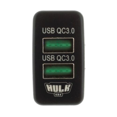 DUAL USB SOCKET QC3 OE RPL T/S