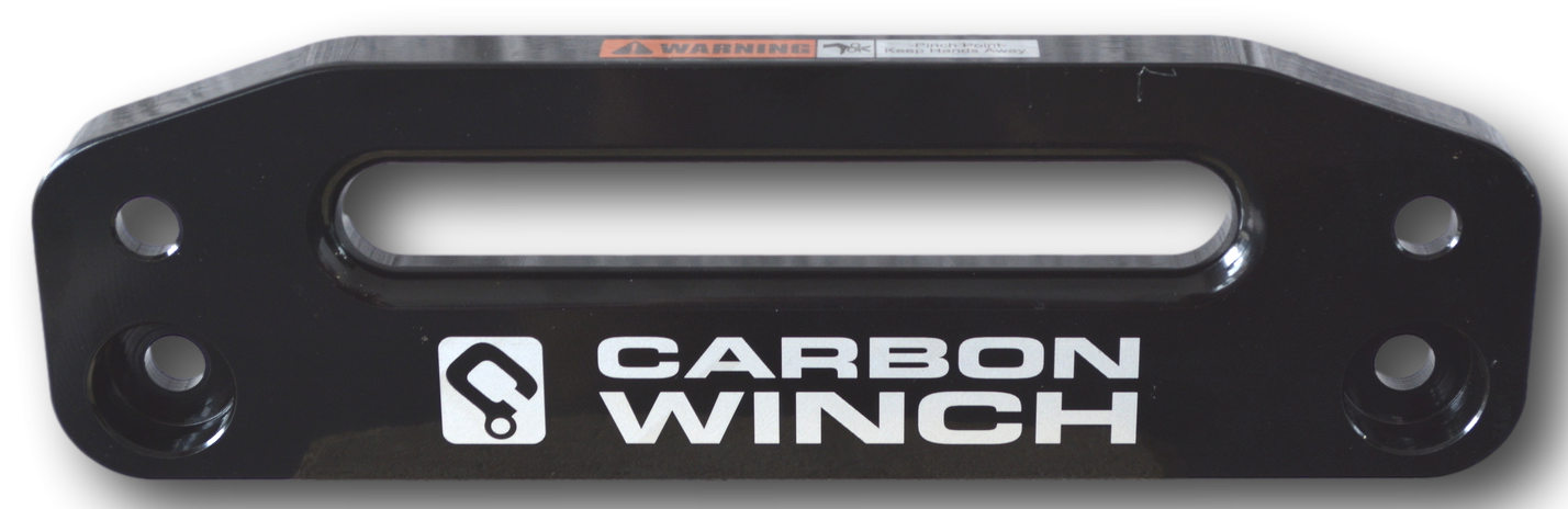 Carbon Winches Australia 20mm multi-fit Offset/Standard Fairlead Black Anodised