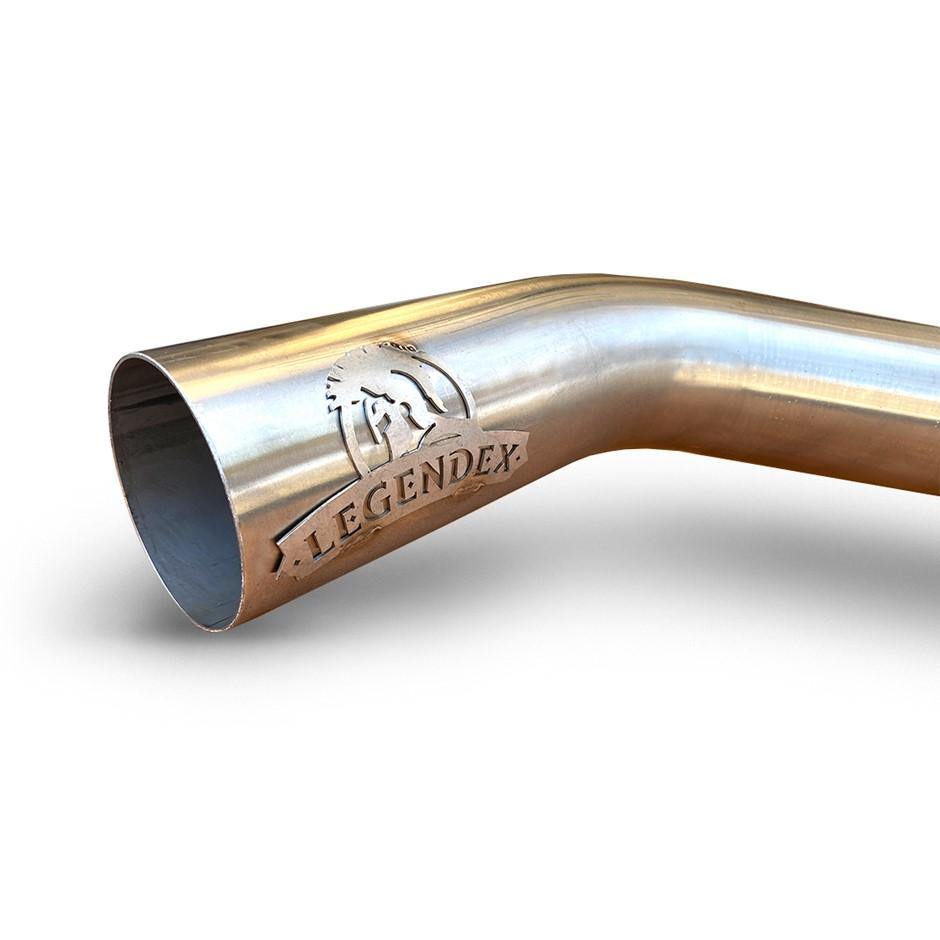 Ford Ranger Legendex Rogue Exhaust, DPF Back Side Shot - TrakWell