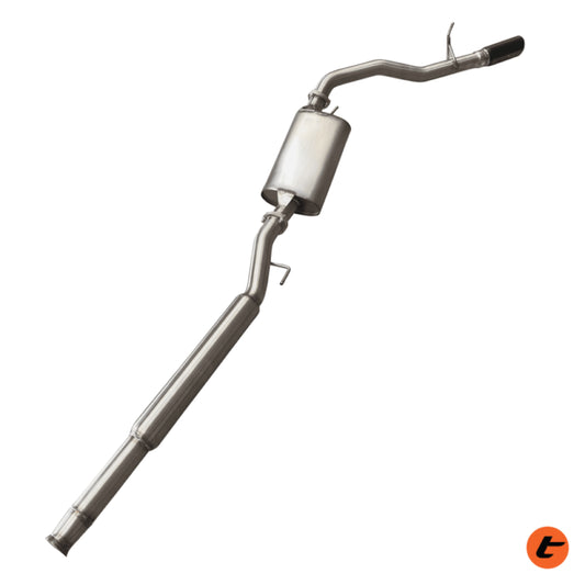 Torqit Jeep Gladiator JT 2.5L - Single Exit 3" Cat Back Exhaust: 2020 on