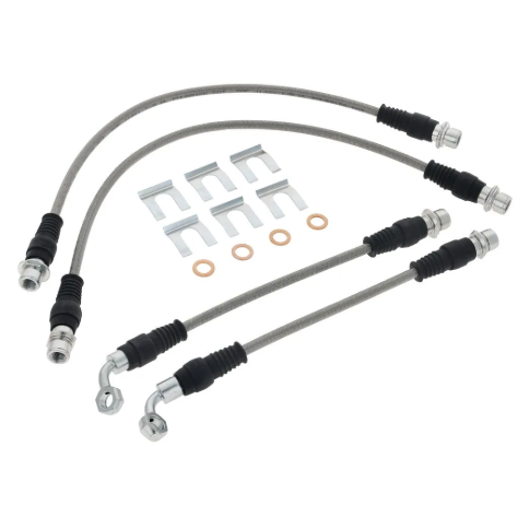 HULK 4X4 HULK BRAIDED Hose Kit Rear Toyota Landcruiser 70 Series