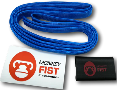 Carbon Winch Monkey Fist Coloured Rope Sheath