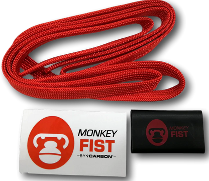 Carbon Winch Monkey Fist Coloured Rope Sheath