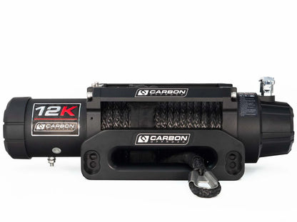 Carbon 12K - 12000lb Winch With Hook V3