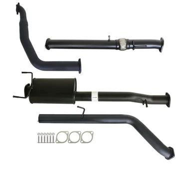 Ford Ranger PJ PK 2.5L & 3.0L Auto 3" Turbo Back Carbon Offroad Exhaust with Muffler No Cat