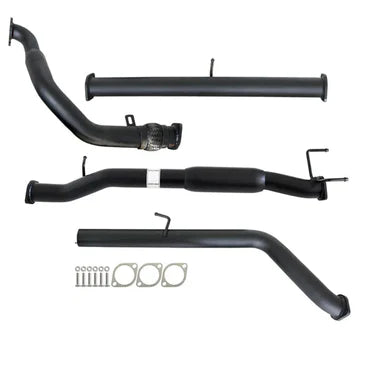 Ford Ranger PJ PK 2.5L & 3.0L 07 - 11 Manual 3" Turbo Back Carbon Offroad Exhaust with Hotdog Only