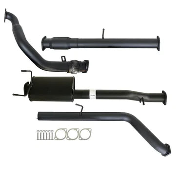 Ford Ranger PJ PK 2.5L & 3.0L 07 - 11 Manual 3" Turbo Back Carbon Offroad Exhaust with Cat & Muffler