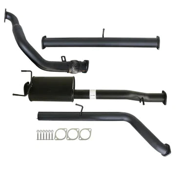 Ford Ranger PJ PK 2.5L & 3.0L 07 - 11 Manual 3" Turbo Back Carbon Offroad Exhaust with Muffler No Cat