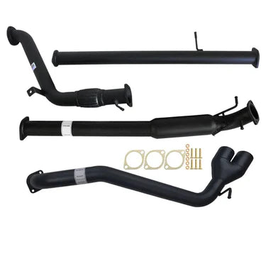 Ford Ranger PX 3.2L 9/2011 - 9/2016 3" Turbo Back Carbon Offroad Exhaust with Hotdog Only Side Exit Tailpipe