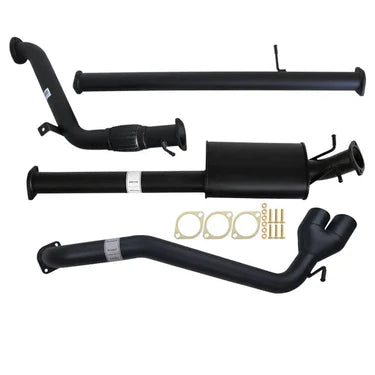 Ford Ranger PX 3.2L 9/2011 - 9/2016 3" Turbo Back Carbon Offroad Exhaust Muffler Only Side Exit Tailpipe