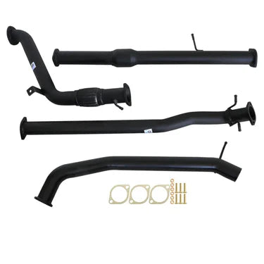 Ford Ranger PX 3.2L 9/2011 - 9/2016 3" Turbo Back Carbon Offroad Exhaust with Cat & Pipe