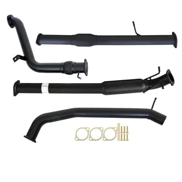 Ford Ranger PX 2.2L 9/2011 - 9/2016 3" Turbo Back Carbon Offroad Exhaust with Hotdog & Cat