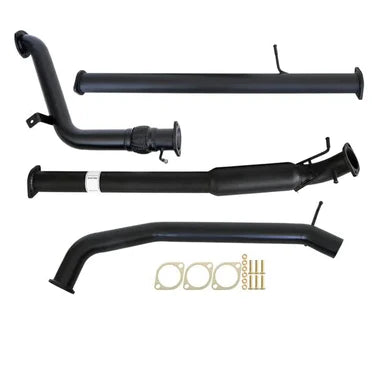 Ford Ranger PX 2.2L 9/2011 - 9/2016 3" Turbo Back Carbon Offroad Exhaust with Hotdog No Cat