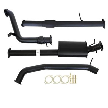 Ford Ranger PX 2.2L 9/2011 - 9/2016 3" Turbo Back Carbon Offroad Exhaust with Muffler & Cat