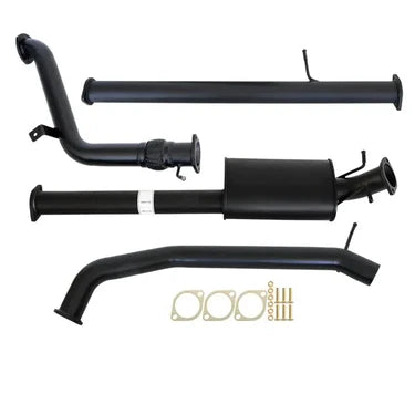 Ford Ranger PX 2.2L 9/2011 - 9/2016 3" Turbo Back Carbon Offroad Exhaust Muffler & No Cat