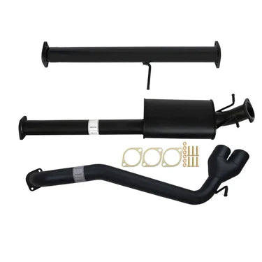 Ford Ranger PX 3.2L 10/2016>3" DPF Back Carbon Offroad Exhaust Muffler Only Side Exit Tailpipe