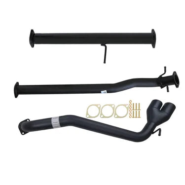 Ford Ranger PX 3.2L 10/2016>3" DPF Back Carbon Offroad Exhaust with Pipe Only Side Exit Tailpipe