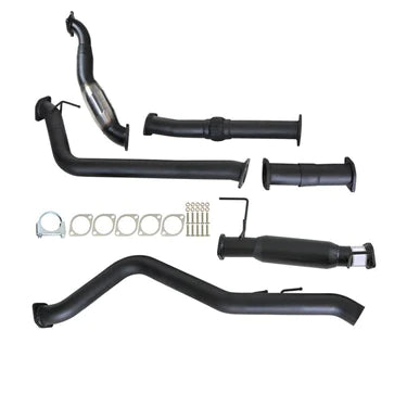 Holden Colorado RC 3.0L 4JJ1-TC 2008 - 2010  3" Turbo Back Carbon Offroad Exhaust with Cat & Hotdog