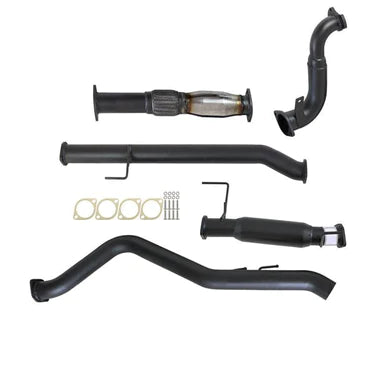 Holden Colorado RG 2.8L Duramax 6/2010 - 9/2016 3" Turbo Back Carbon Offroad Exhaust with Cat & Hotdog