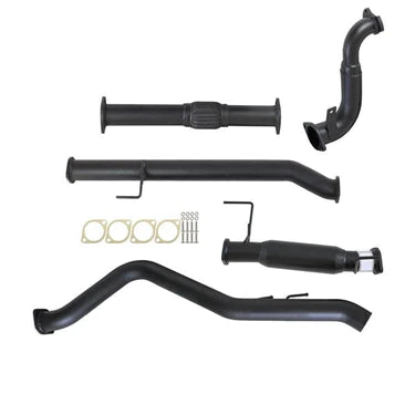 Holden Colorado RG 2.8L Duramax 6/2010 - 9/2016 3" Turbo Back Carbon Offroad Exhaust with Hotdog No Cat