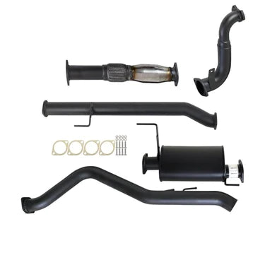 Holden Colorado RG 2.8L Duramax 6/2010 - 9/2016 3" Turbo Back Carbon Offroad Exhaust with Cat & Muffler