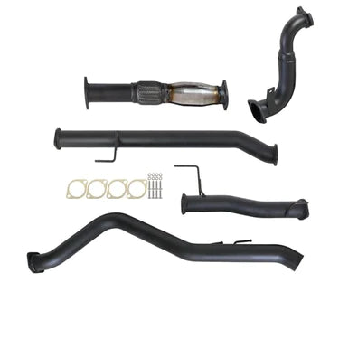 Holden Colorado RG 2.8L Duramax 6/2010 - 9/2016 3" Turbo Back Carbon Offroad Exhaust with Cat No Muffler