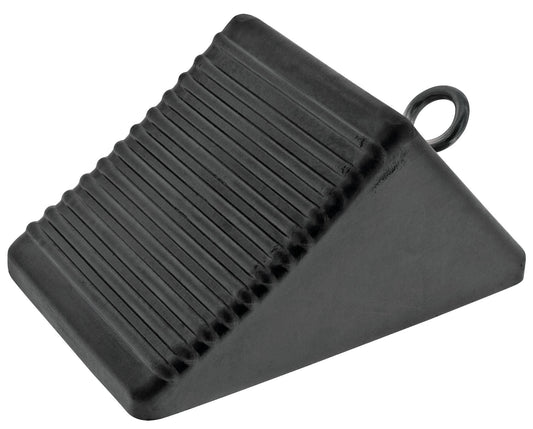 RUBBER WHEEL CHOCK WITH RING