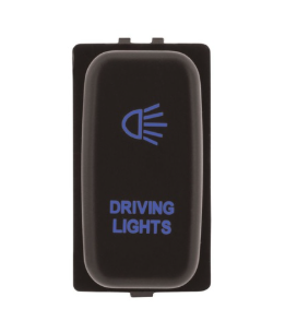 HULK 4X4 Mitsubishi Driving Lights Blue Illum 12V on/off