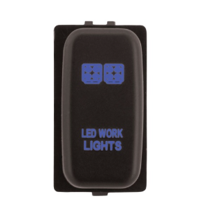 HULK 4X4 Mitsubishi Work Lights Blue Illum 12V on/off