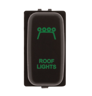 HULK 4X4 Mitsubishi Roof Lights Green Illum 12V on/off