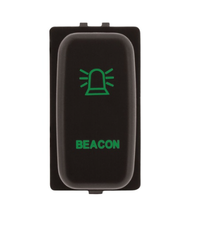 HULK 4X4 Mitsubishi Beacon Green Illum 12V on/off