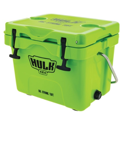HULK 4X4 15L Portable Ice Cooler Box with Stainless Steel Carry Handle