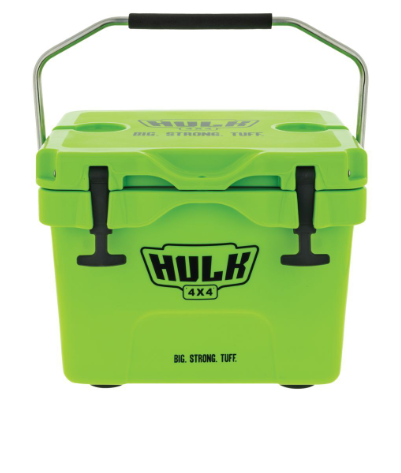 HULK 4X4 15L Portable Ice Cooler Box with Stainless Steel Carry Handle