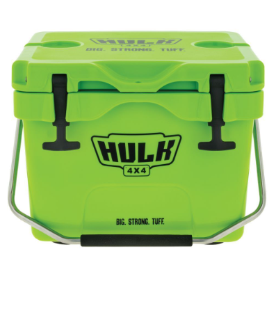 HULK 4X4 15L Portable Ice Cooler Box with Stainless Steel Carry Handle