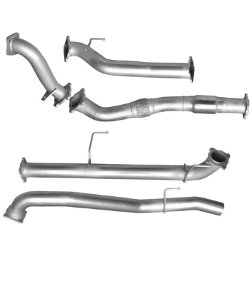 HULK 4X4 Holden Colorado Isuzu DMAX T/CAB SWB 3050mm 3L - Stainless Steel Exhaust Kit