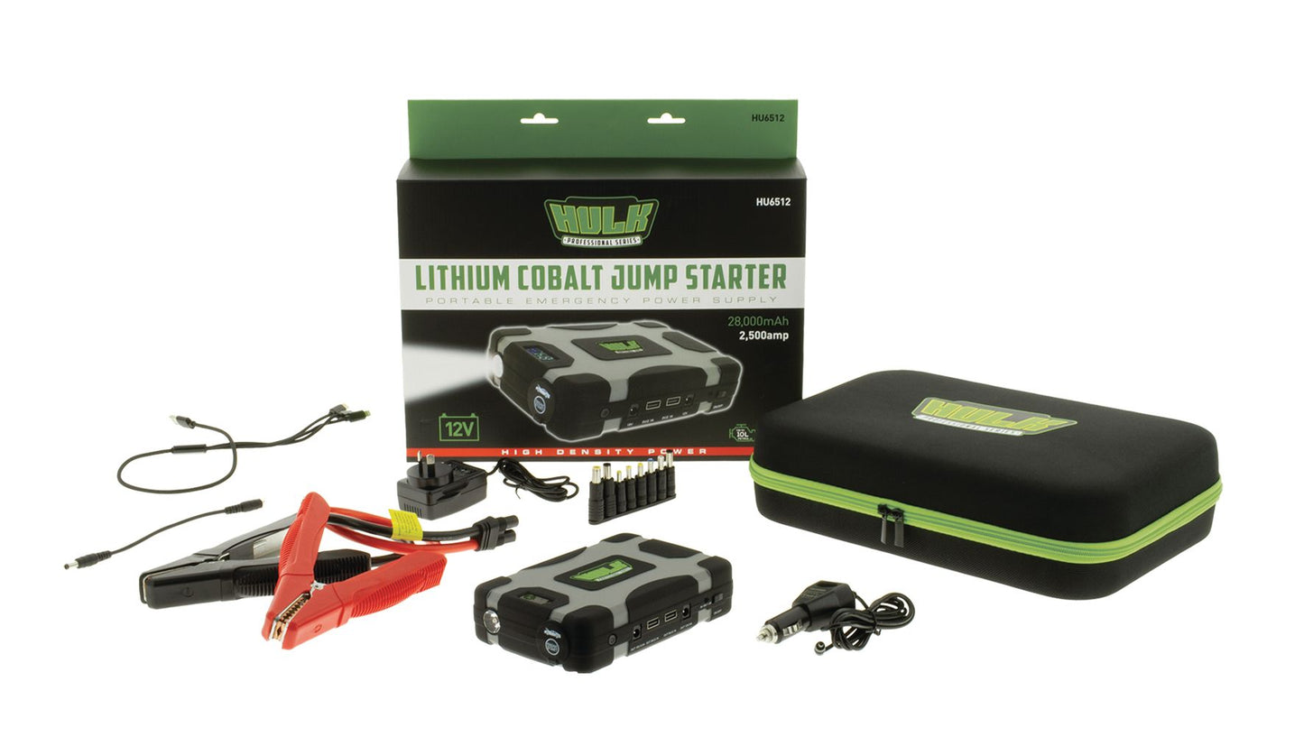 LITHIUM-COBALT JUMP STARTER