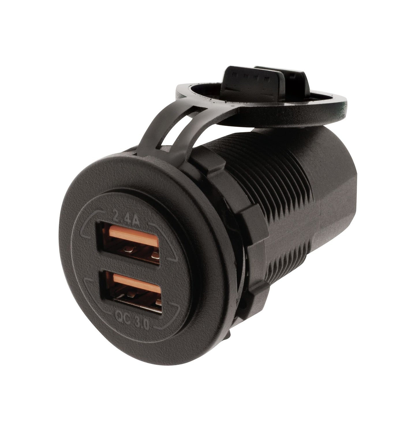 DUAL USB SOCKET PORT A- 5v