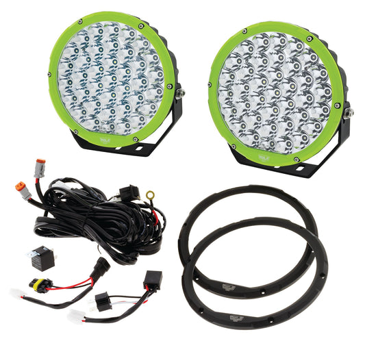 PKT 2 9" RND LED DRIVING LAMP