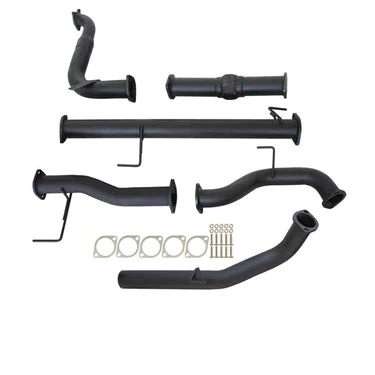 Isuzu MU-X 3.0L 4JJ1-TCX 2013 - 7/2018 3" Turbo Back Carbon Offroad Exhaust with Pipe Only