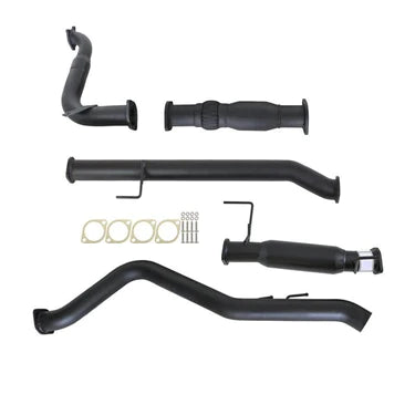 Isuzu D-Max TF 3.0L 4JJ1-TCX 6/2010 - 9/2016 3" Turbo Back Carbon Offroad Exhaust with Cat & Muffler