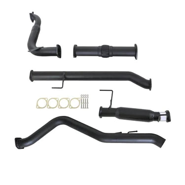 Isuzu D-Max TF 3.0L 4JJ1-TCX 6/2010 - 9/2016 3" Turbo Back Carbon Offroad Exhaust with Hotdog & No Cat