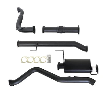 Isuzu D-Max TF 3.0L 4JJ1-TCX 6/2010 - 9/2016 3" Turbo Back Carbon Offroad Exhaust Muffler & No Cat