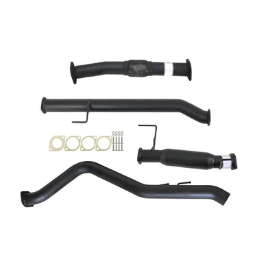 Isuzu D-Max TF 3.0L 4JJ1-TCX 2017> 3" DPF Back Carbon Offroad Exhaust with Hotdog