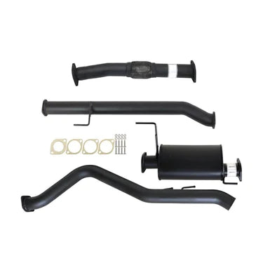 Isuzu D-Max TF 3.0L 4JJ1-TCX 2017> 3" DPF Back Carbon Offroad Exhaust with Muffler