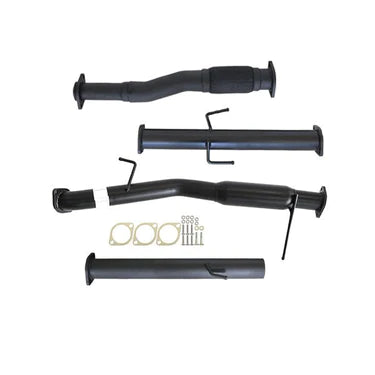 Mitsubishi Triton MQ, MR 2.4L 4N15 1/2015> 3" DPF Back Carbon Offroad Exhaust with Hotdog No Cat