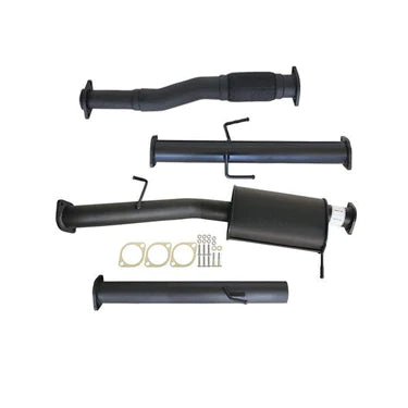 Mitsubishi Triton MQ, MR 2.4L 4N15 1/2015> 3" DPF Back Carbon Offroad Exhaust Muffler No Cat