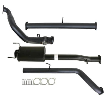 Mazda BT-50 UN 2.5L & 3.0L 07 - 11 Manual 3" Turbo Back Carbon Offroad Exhaust with Muffler No Cat