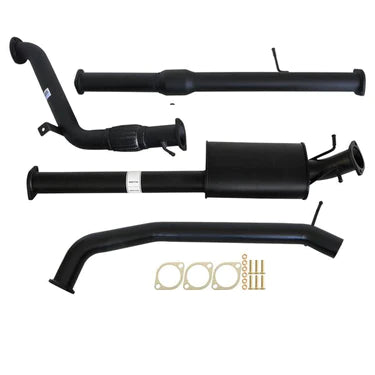 Mazda BT-50 UP, UR 3.2L 2011 - 9/2016 3" Turbo Back Carbon Offroad Exhaust with Muffler and Cat