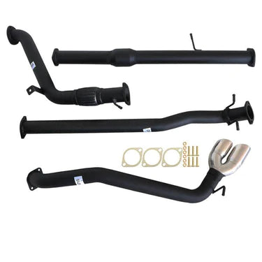 Mazda BT-50 UP, UR 9/2011 - 9/2016 3" Turbo Back Carbon Offroad Exhaust Cat & Pipe Side Exit Tailpipe