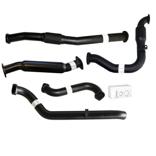 Nissan Patrol GU Y61 3.0L 2000 -2016 Ute, Wagon 3" Turbo Back Carbon Offroad Exhaust with Cat & Hotdog